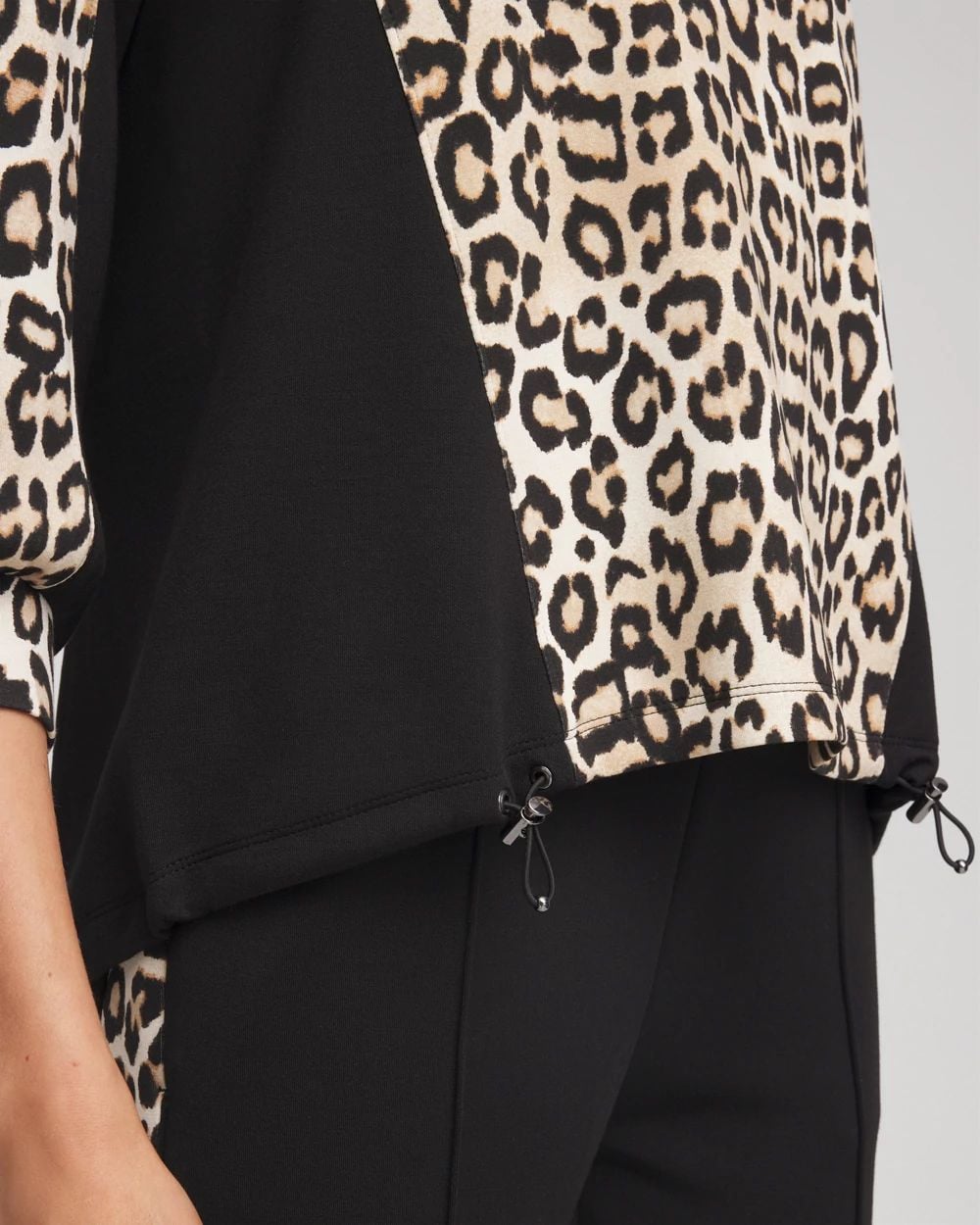 Zenergy® Scuba Animal-Print Bungee Top | Chico's